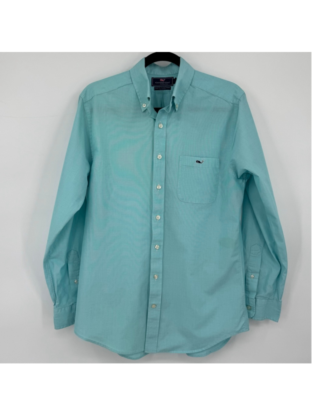 Men's Vineyard Vines Teal Slim Fit Tucker Button Down Shirt M